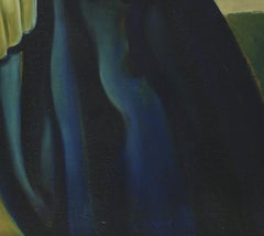 Frank Judge Oil on Board Painting Titled "Miss St. Louis", circa 1940