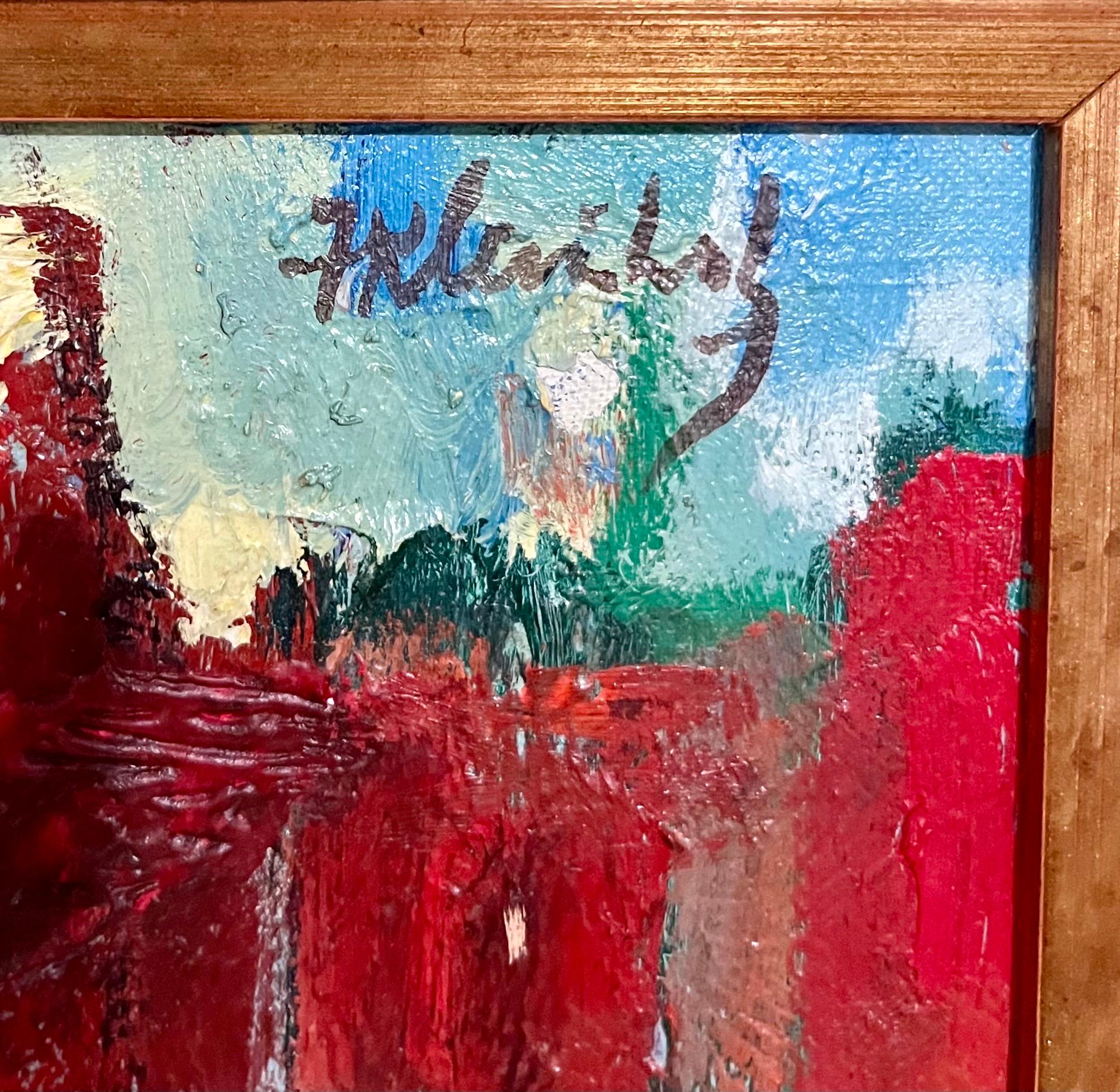 Mediados de siglo Madres, niños Pintura al óleo Frank Kleinholz WPA Era NYC Tenements en venta 2