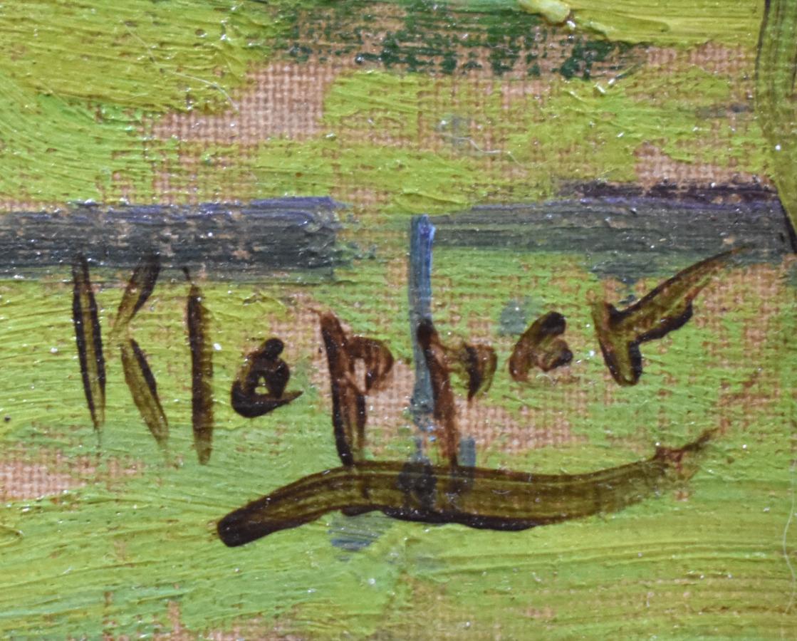 « OLD FARM PLACE » FRAMÉÉ 15.5 X 19.5 - Painting de Frank Klepper