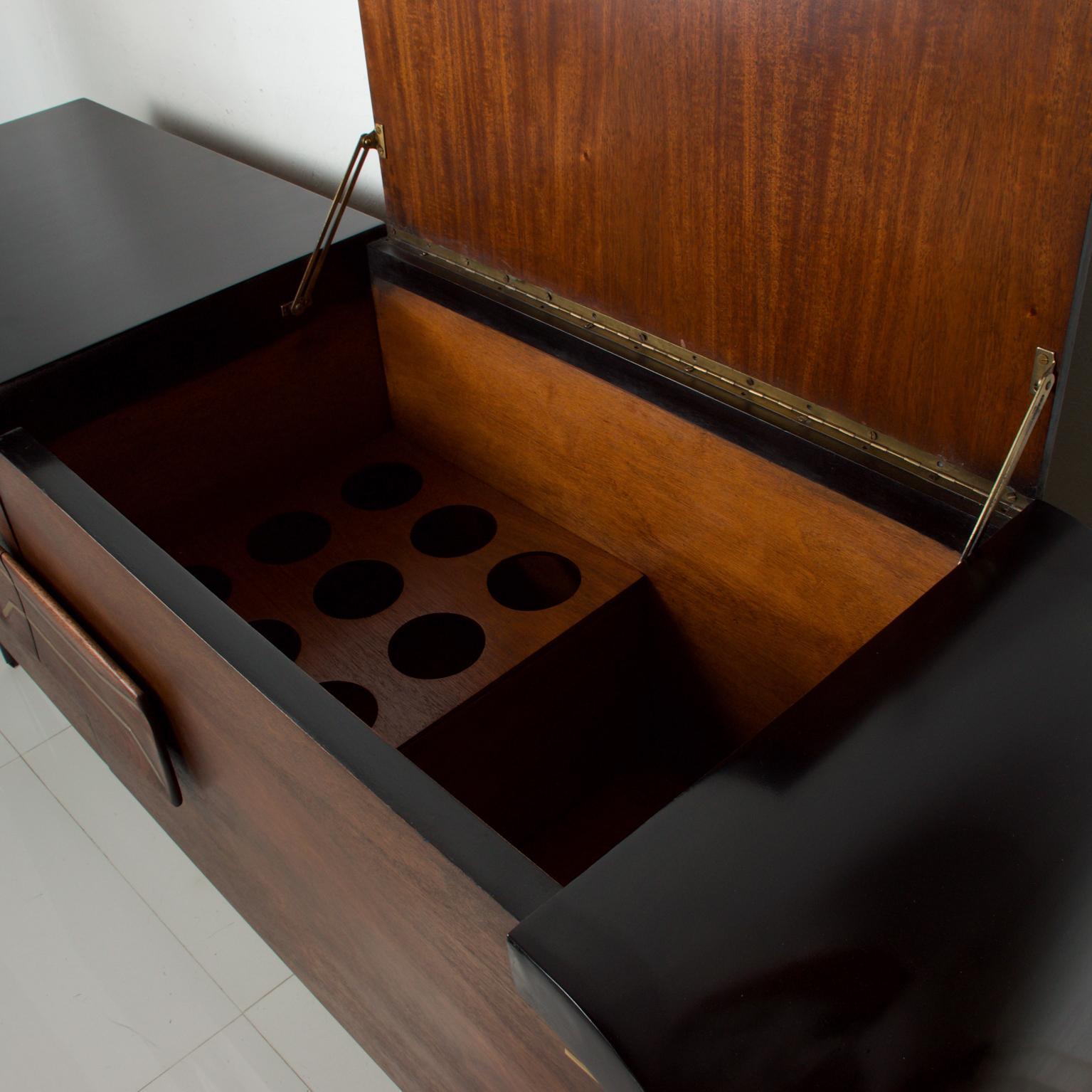 Bronze Frank Kyle Drybar Cabinet Credenza Mexican Mid-Century Modernist