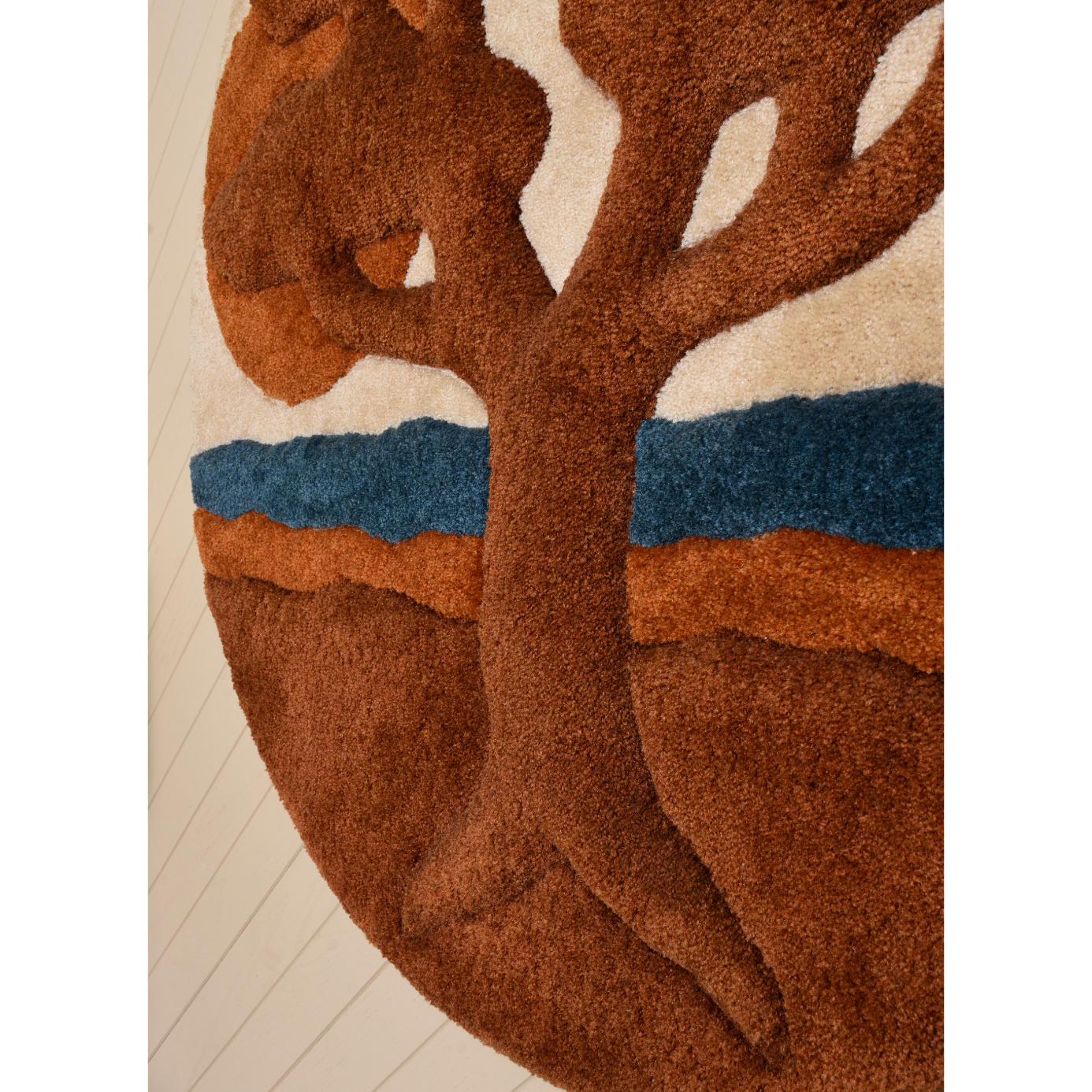Frank Lane's Vintage 1970 Tree of Life Tappeto in fibra d'arte appeso al muro 2