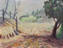 Landlandschaft aus der Mitte des Jahrhunderts