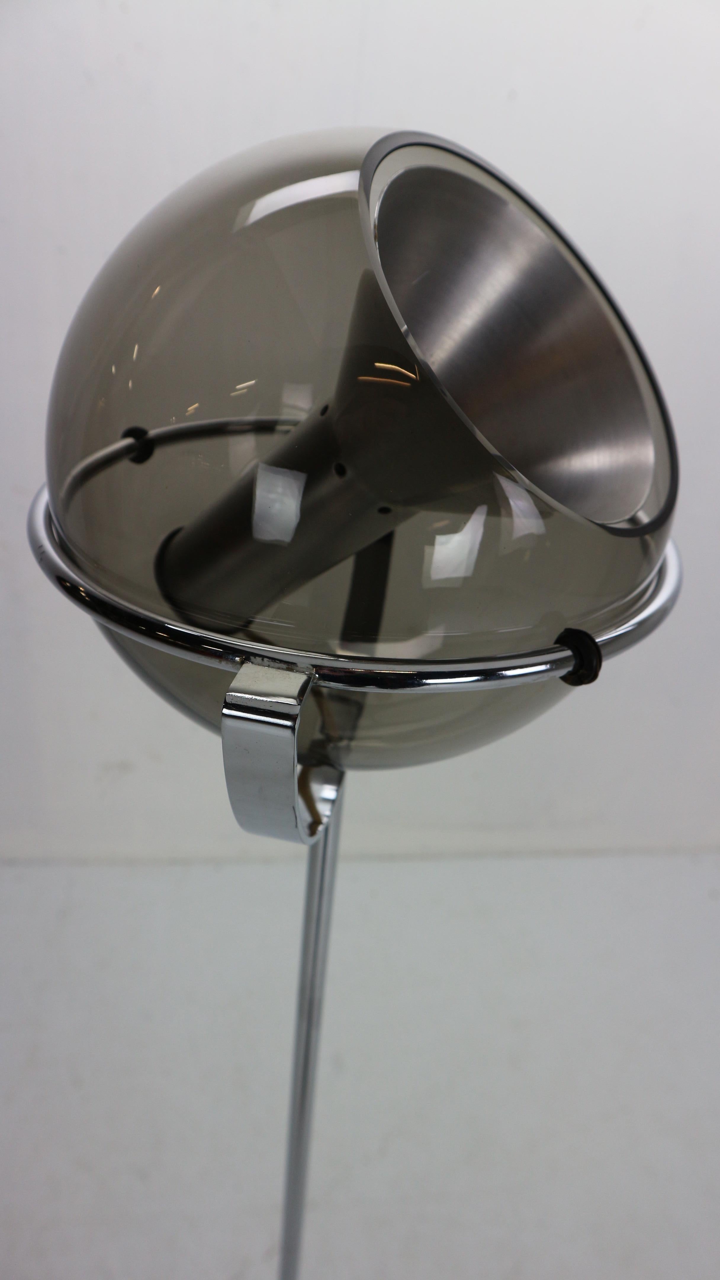 Frank Ligtelijn Adjustable Globe Floor Lamp for RAAK, 1960 Dutch Design 4