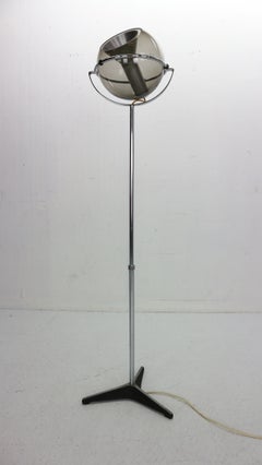 Frank Ligtelijn Adjustable Globe Floor Lamp for RAAK, 1960 Dutch Design