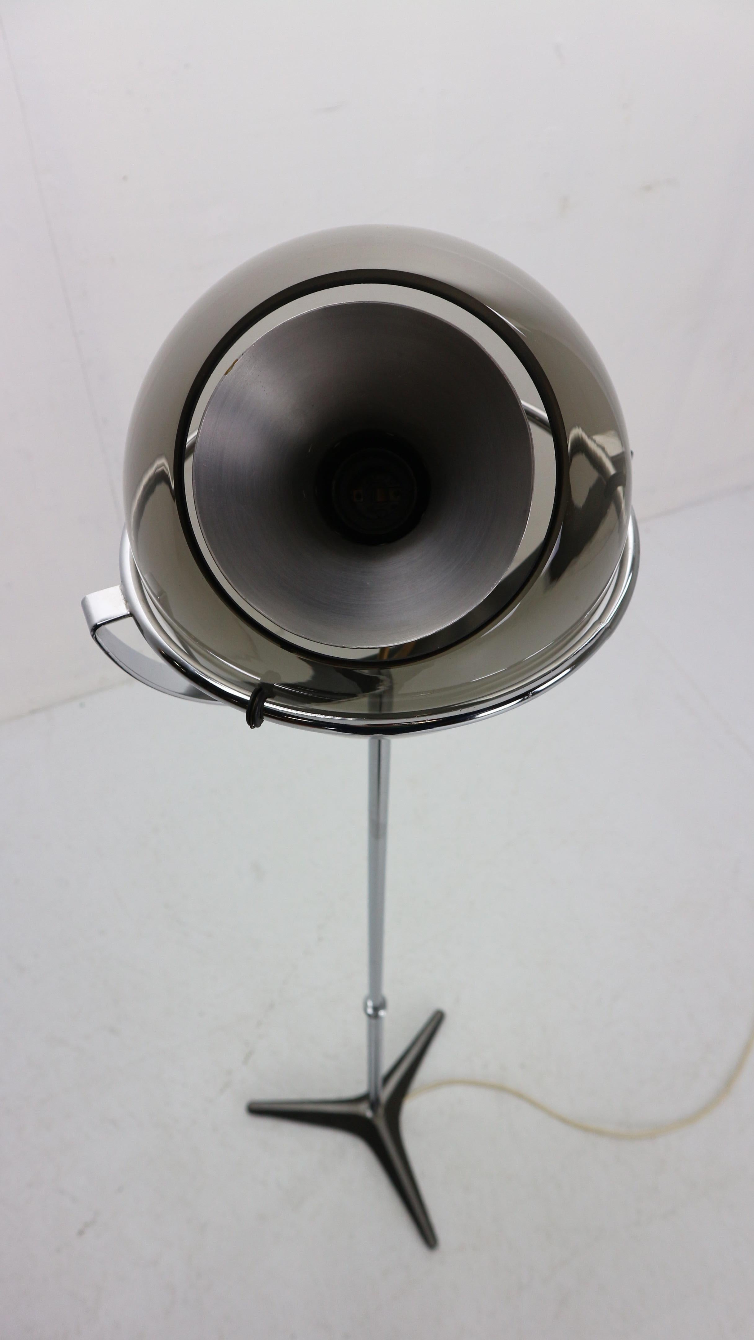 Frank Ligtelijn Adjustable Globe Floor Lamp for RAAK, 1960 Dutch Design 1