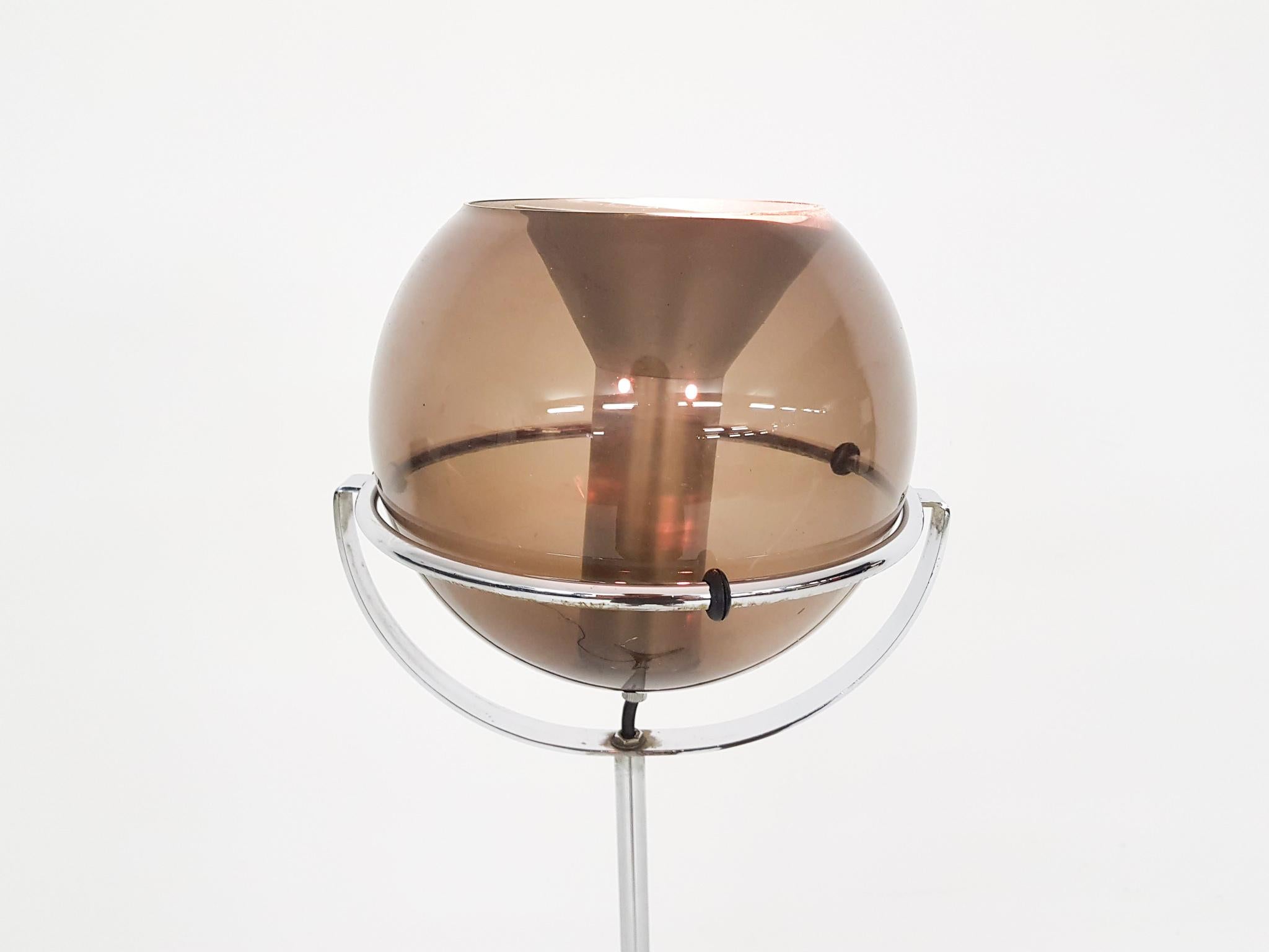 Frank Ligtelijn for RAAK Glass Globe Floor Lamp, the Netherlands, 1961 3