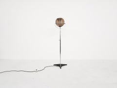 Frank Ligtelijn for RAAK Glass Globe Floor Lamp, the Netherlands, 1961