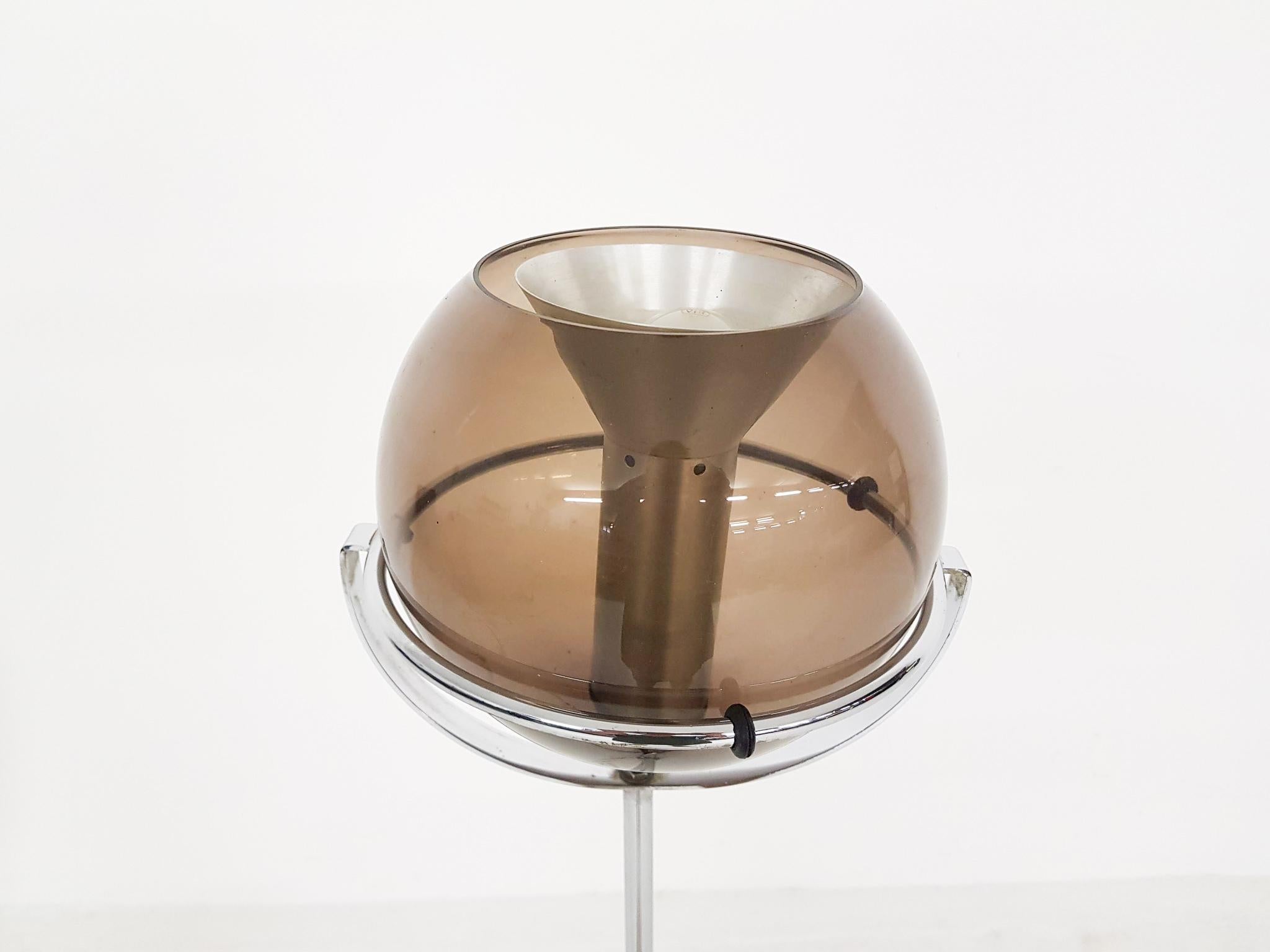 Mid-20th Century Frank Ligtelijn for RAAK Glass Globe Floor Lamp, the Netherlands, 1961