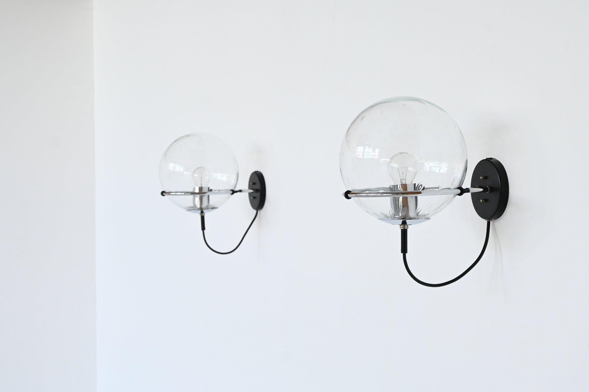 Frank Ligtelijn Raindrop Sconces RAAK the Netherlands, 1970 5