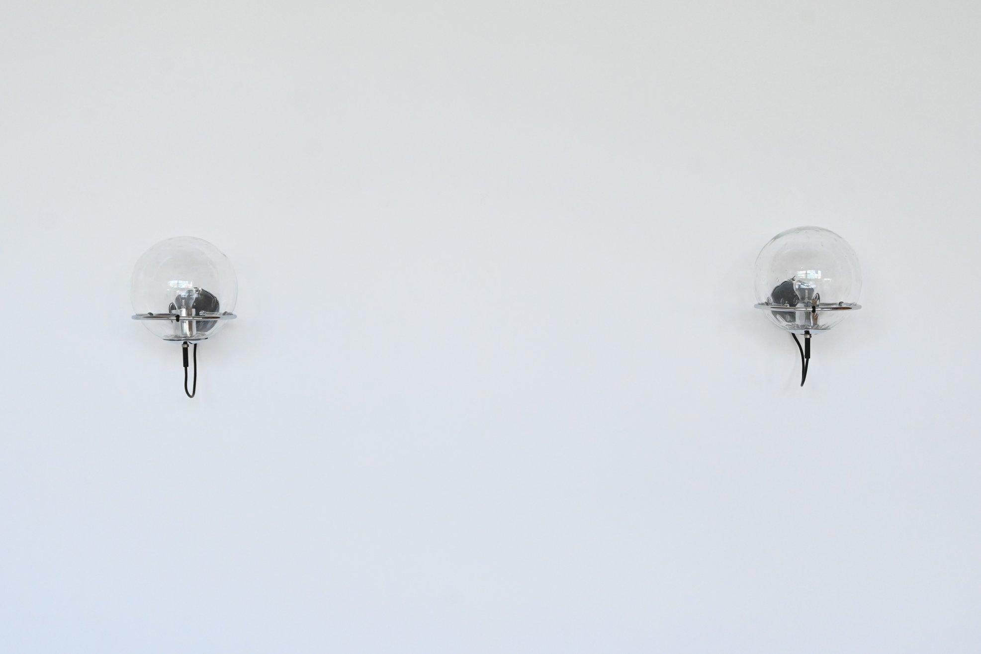 Frank Ligtelijn Raindrop Sconces RAAK the Netherlands, 1970 7