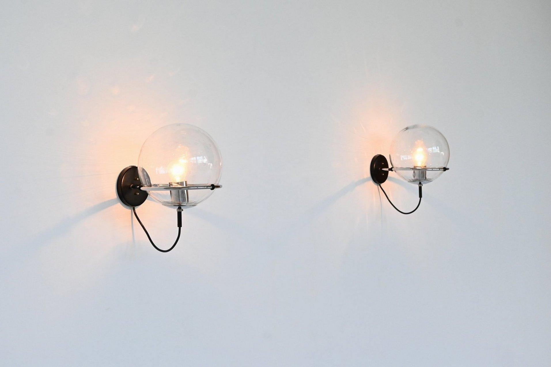 Mid-Century Modern Appliques 'Raindrop' de Frank Ligtelijn RAAK Pays-Bas 1970 en vente
