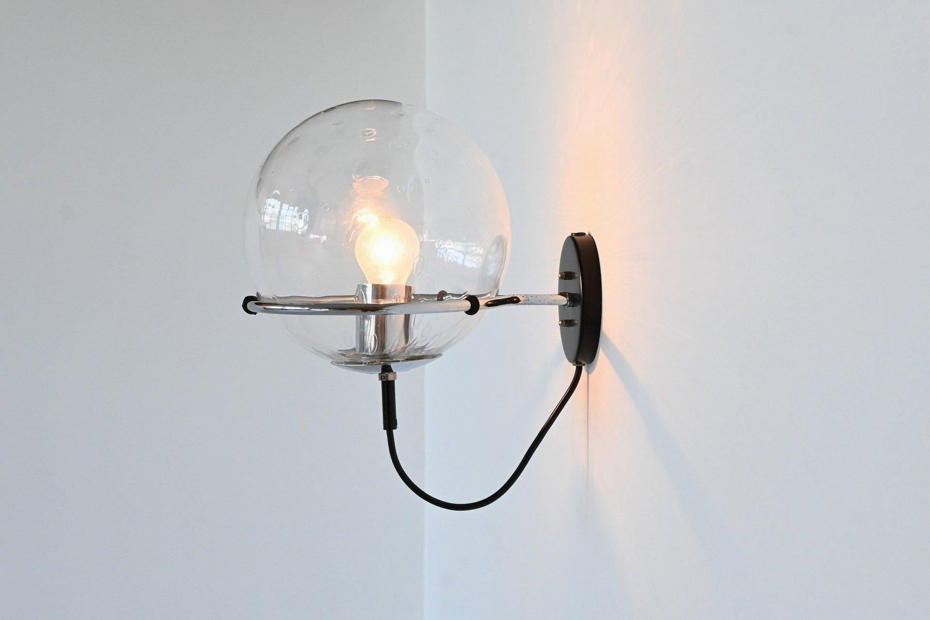 Métal Appliques 'Raindrop' de Frank Ligtelijn RAAK Pays-Bas 1970 en vente