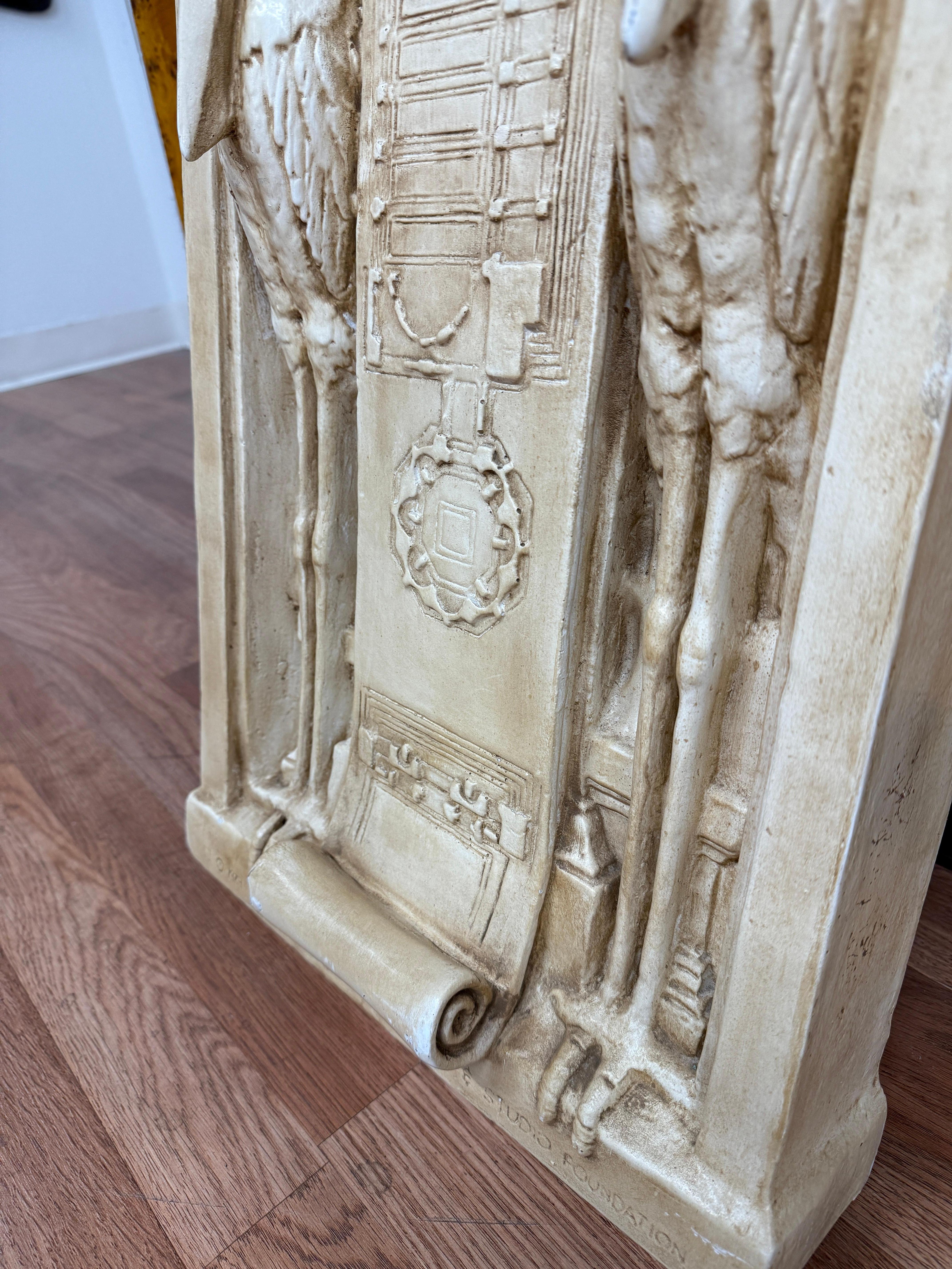 Frank Lloyd Wright 1979 Plaster Cast Tree of Life For Sale 8