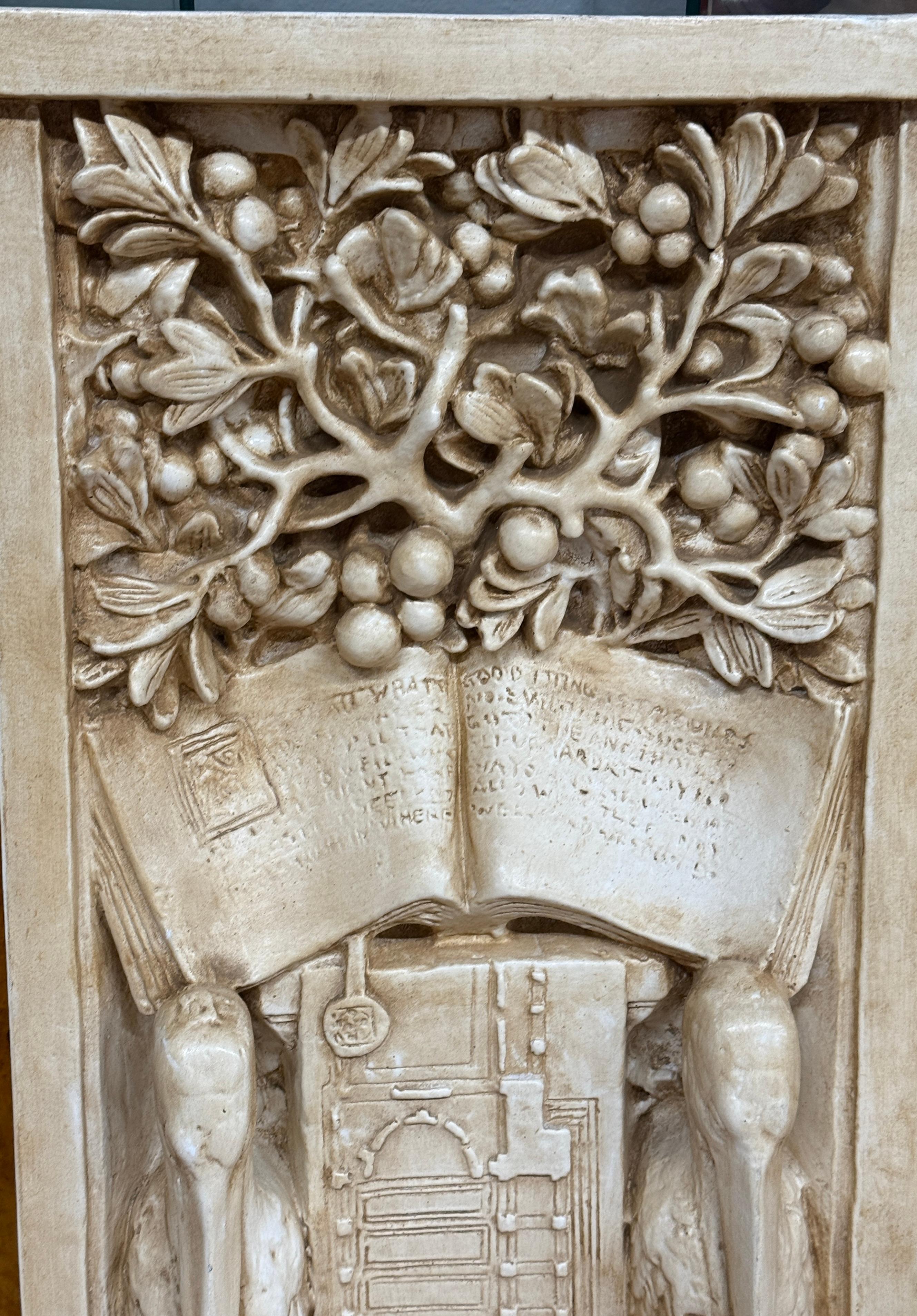 American Frank Lloyd Wright 1979 Plaster Cast Tree of Life For Sale