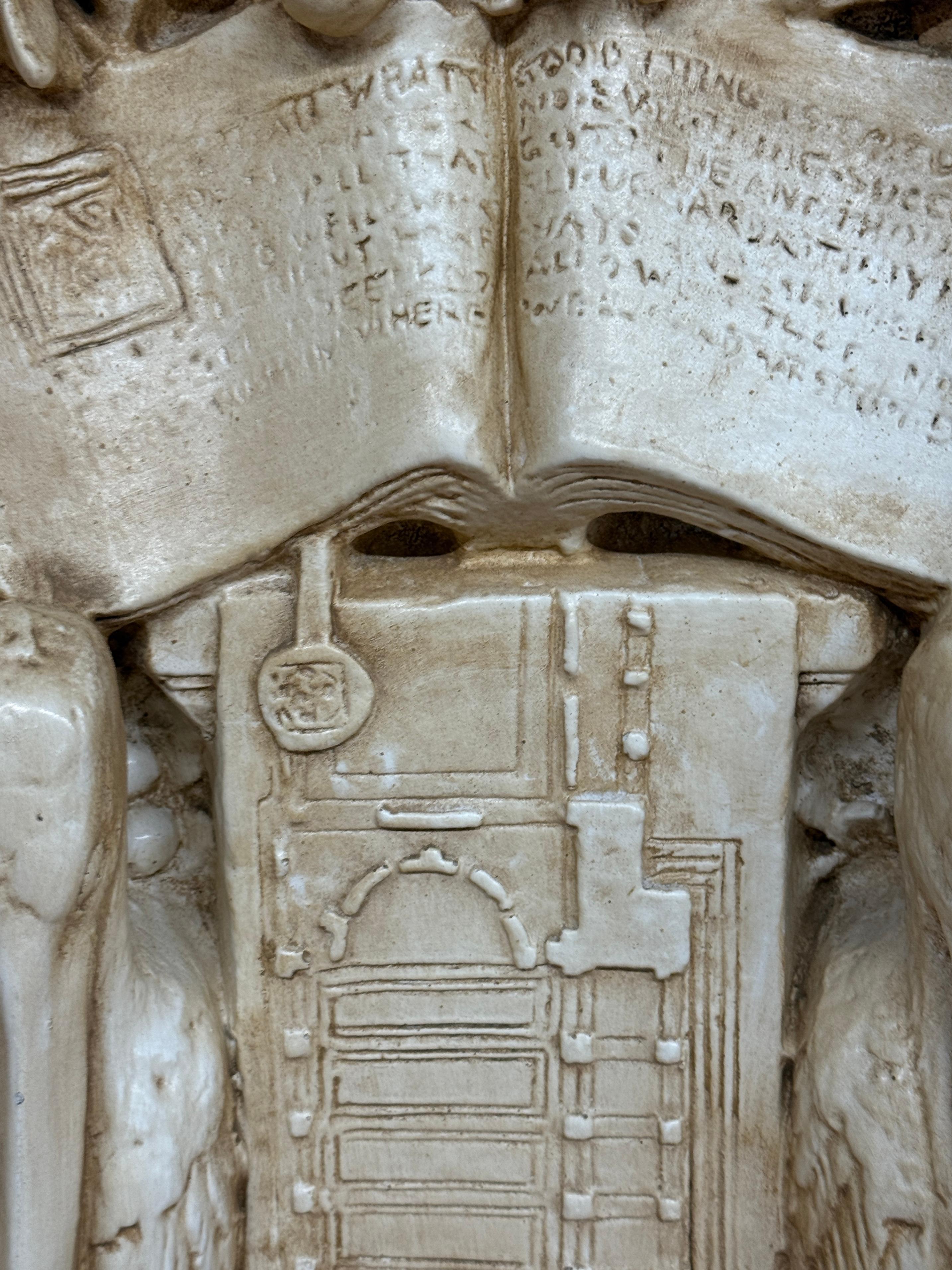 Hand-Crafted Frank Lloyd Wright 1979 Plaster Cast Tree of Life For Sale