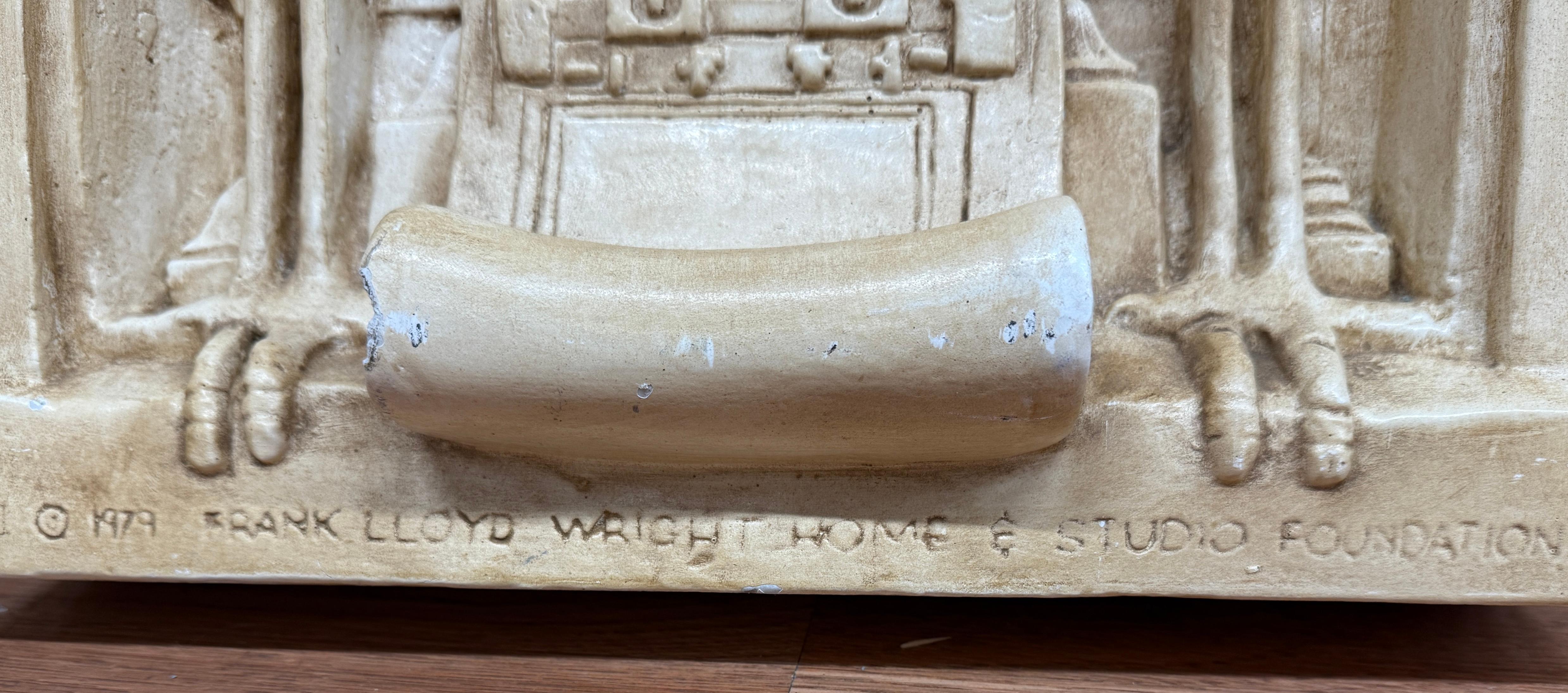 Frank Lloyd Wright 1979 Plaster Cast Tree of Life For Sale 2