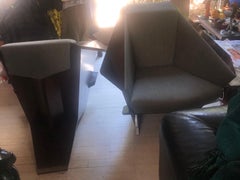 Frank Lloyd Wright 1989 First Edition Taliesin1 Pair of Armchairs