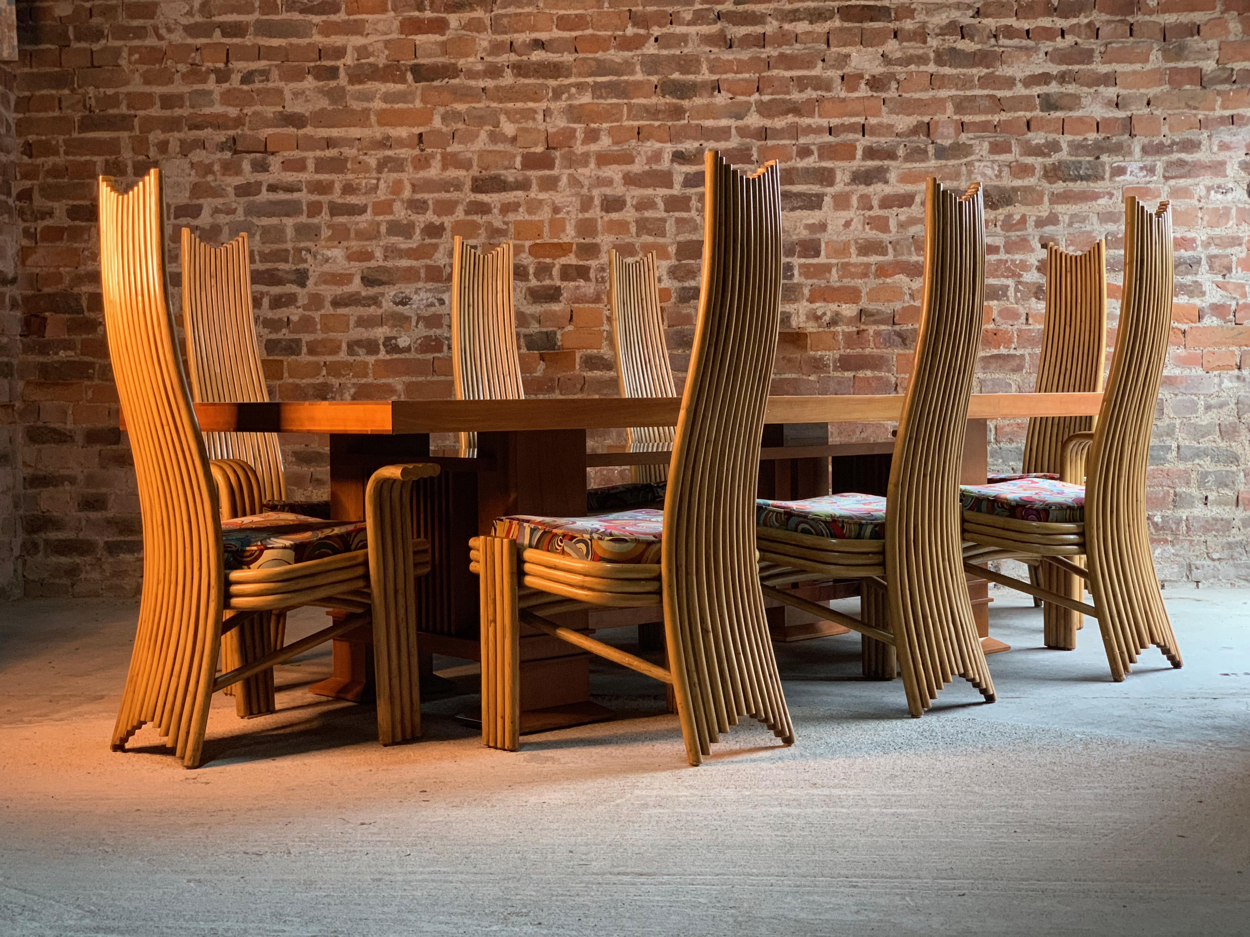 Aesthetic Movement Frank Lloyd Wright 605 Allen Table in Cherrywood by Cassina, circa 1980s