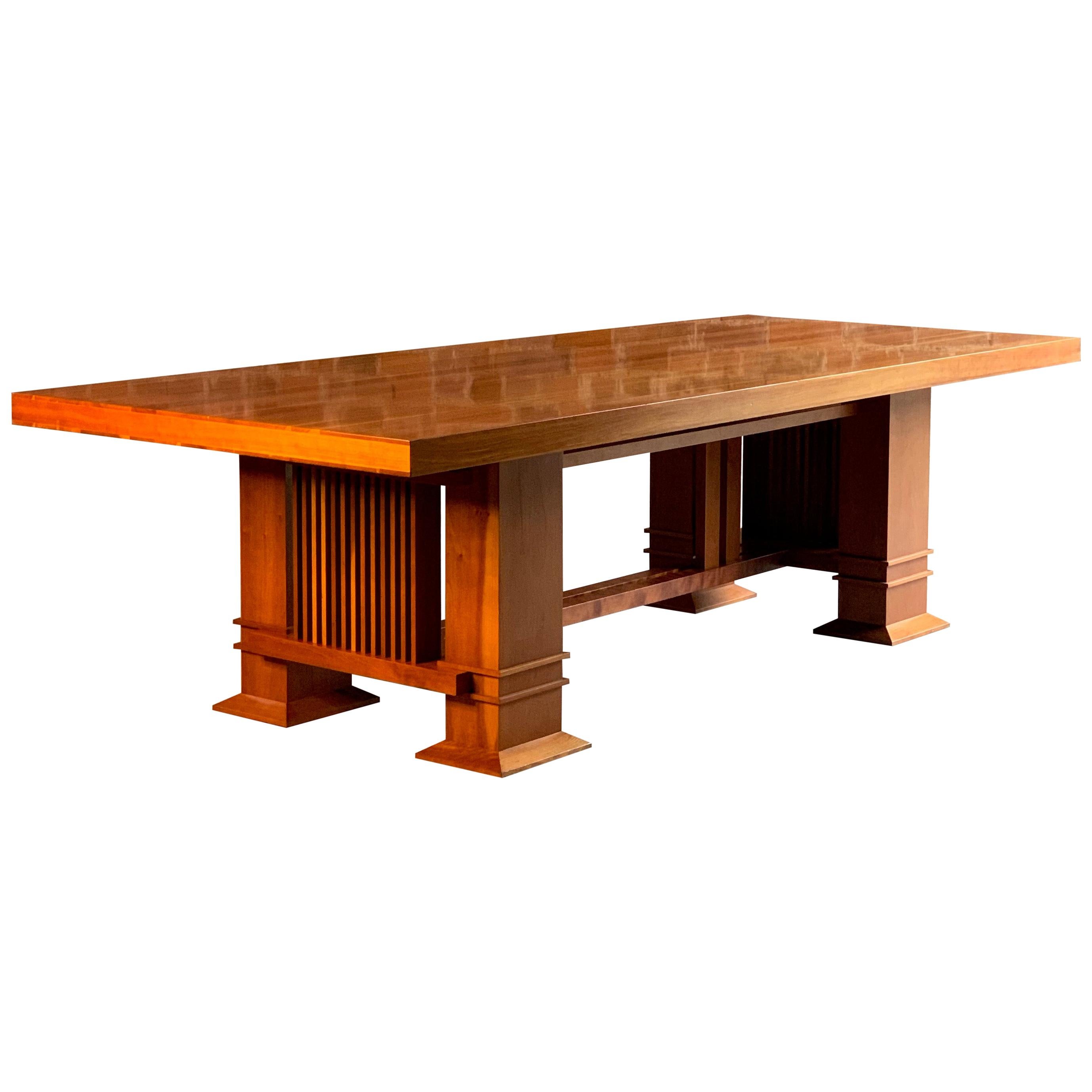Frank Lloyd Wright 605 Allen Table in Cherrywood by Cassina, circa 1980s