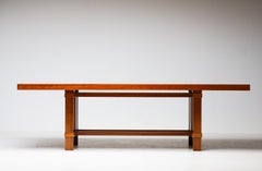 Frank Lloyd Wright '608 Taliesin' Table + Four Mackintosh “309 Ingram” Chairs
