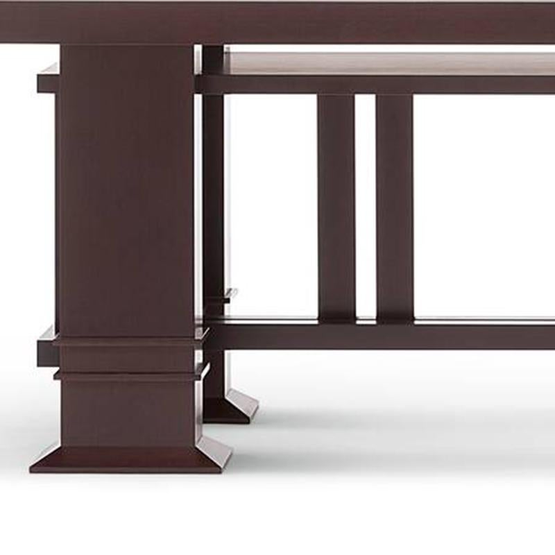 Table designed by Frank Lloyd Wright in 1917, relaunched in 1986.
Manufactured by Cassina in Italy.

Important information regarding images of products:
Please note that some of the images show other colors and variations of the model, these images