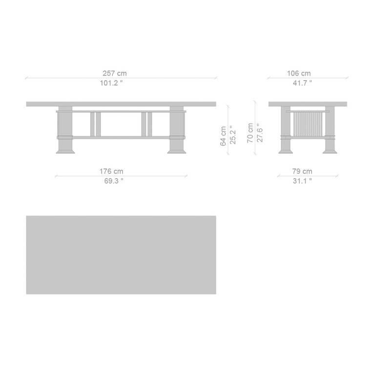 Frank Lloyd Wright Allen Table by Cassina 2