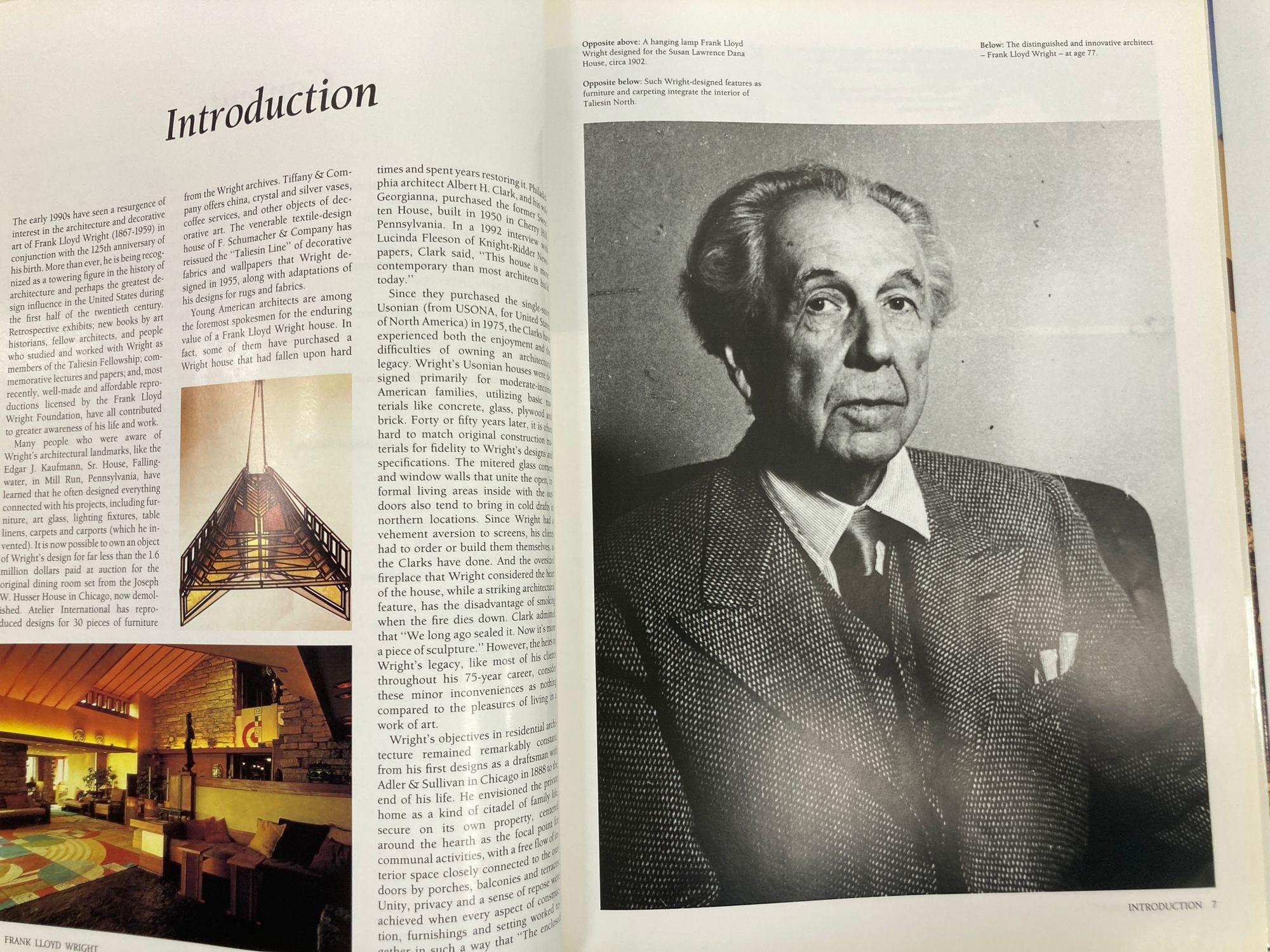 Frank Lloyd Wright American Architect of the Twentieth Century Book 1st Ed.1993 For Sale 2