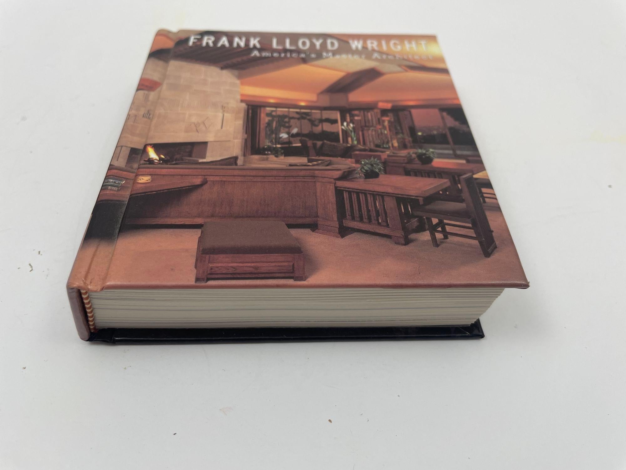 Frank Lloyd Wright: America's Master Architect Small Hardcover Folio.A comprehensive and affordable view of the master architect's entire oeuvre, including private residences, public buildings, furnishings, and decorative pieces.
This diminutive