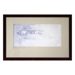 Frank Lloyd Wright - Dessins architecturaux Richard Bock Studio