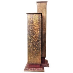 Frank Lloyd Wright, Arts & Crafts Bronze Duo Vase, Limited Edition 18, 1992