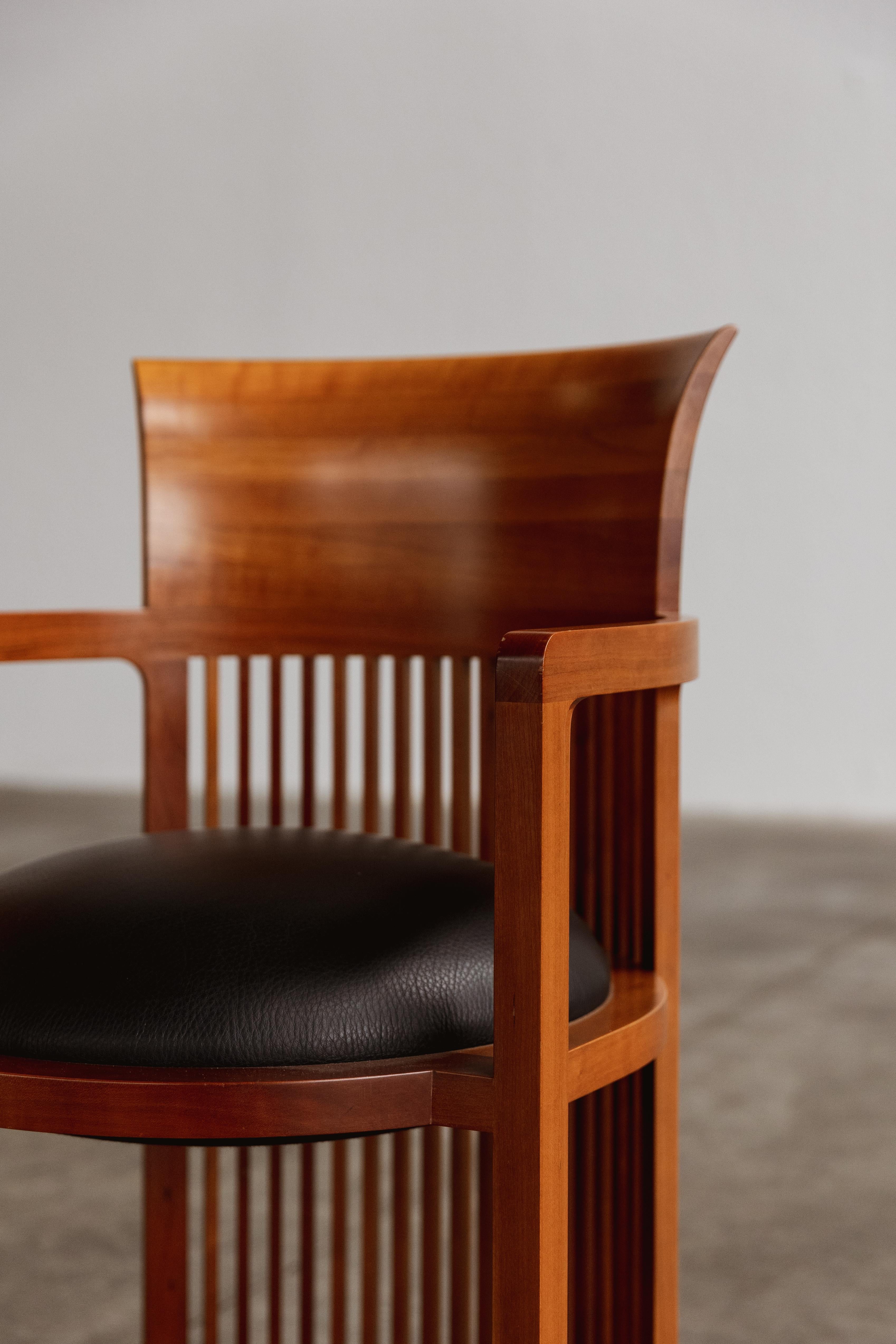 Chaises Barrel de Frank Lloyd Wright pour Cassina, 1937, ensemble de 4 pièces en vente 2