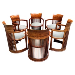 Frank Lloyd Wright Barrel Chairs for Cassina