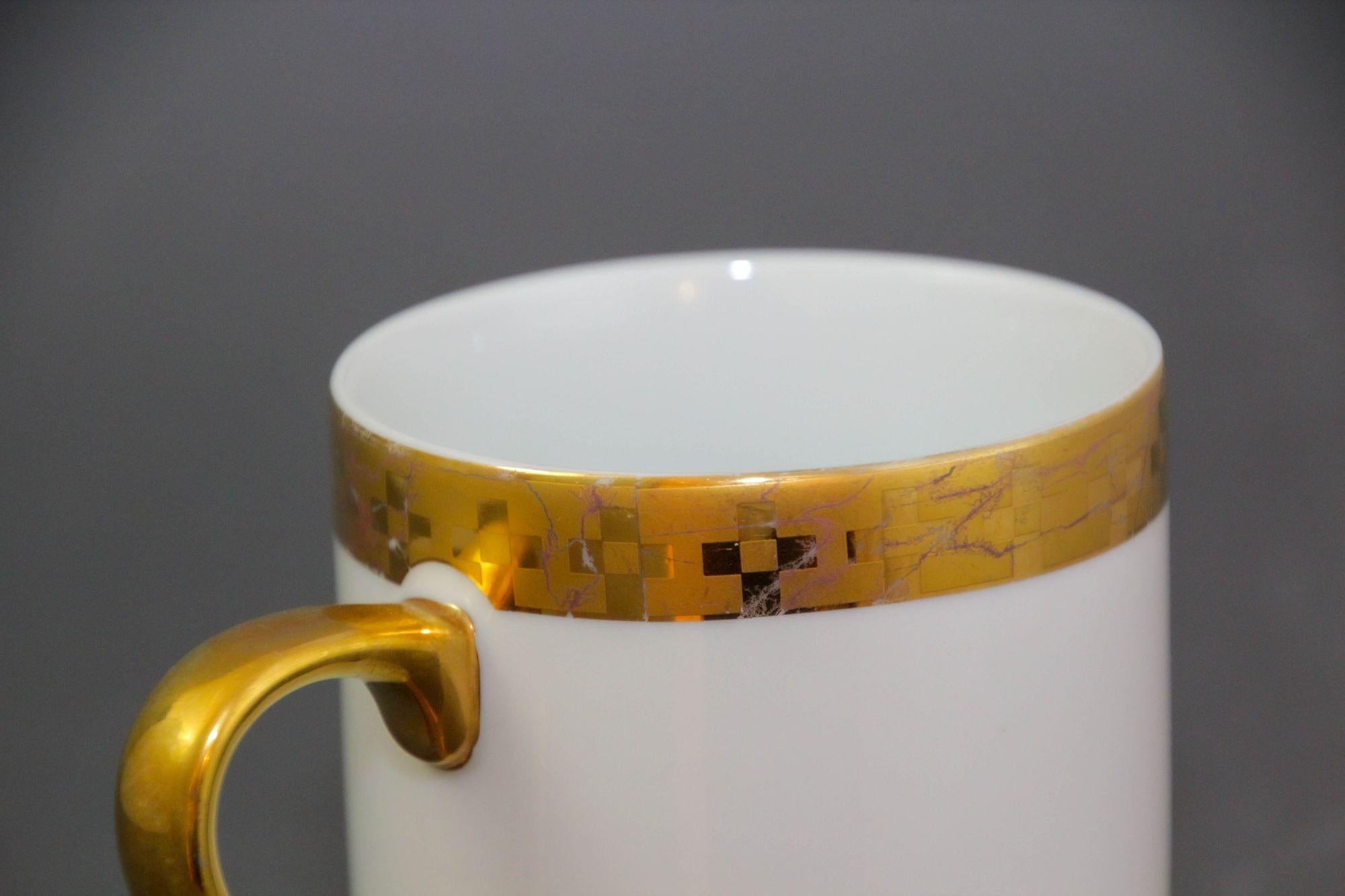 Art Deco Frank Lloyd Wright by TIFFANY & CO Imperial Porcelain Coffee or Tea Mug