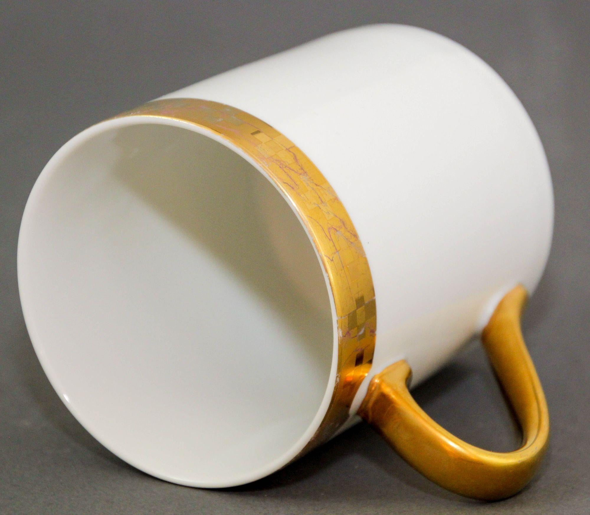 20th Century Frank Lloyd Wright by TIFFANY & CO Imperial Porcelain Coffee or Tea Mug
