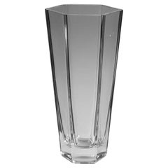 Frank Lloyd Wright by TIFFANY Crystal Clear Vase 1986 with Box