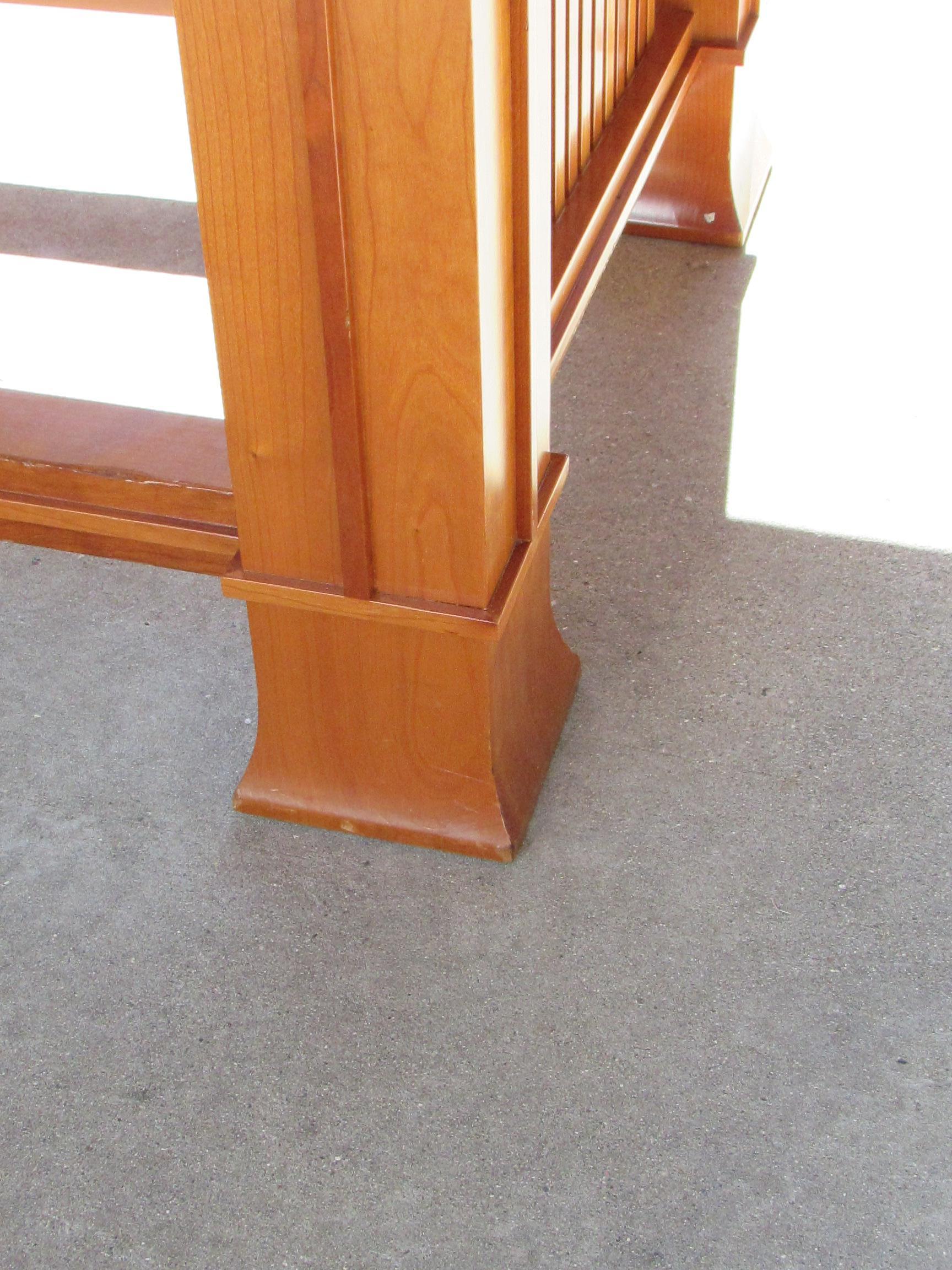 Frank Lloyd Wright Cassina Husser Haus Kirsche Holz  Tabelle 615 signiert nummeriert im Angebot 4