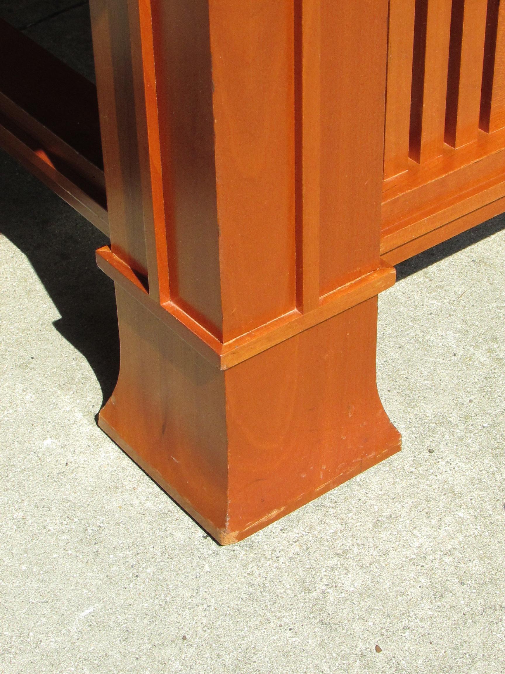 Frank Lloyd Wright Cassina Husser Haus Kirsche Holz  Tabelle 615 signiert nummeriert im Zustand „Gut“ im Angebot in Ferndale, MI