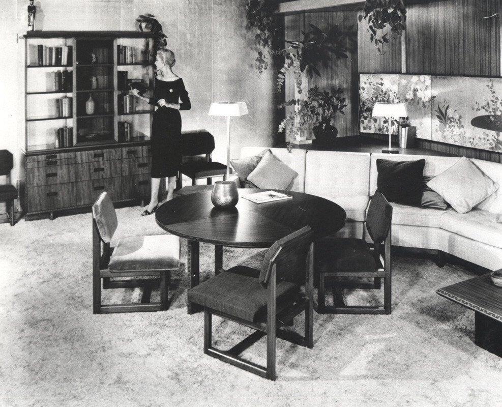 Frank Lloyd Wright Coffee Mahogany Table or Bench 4
