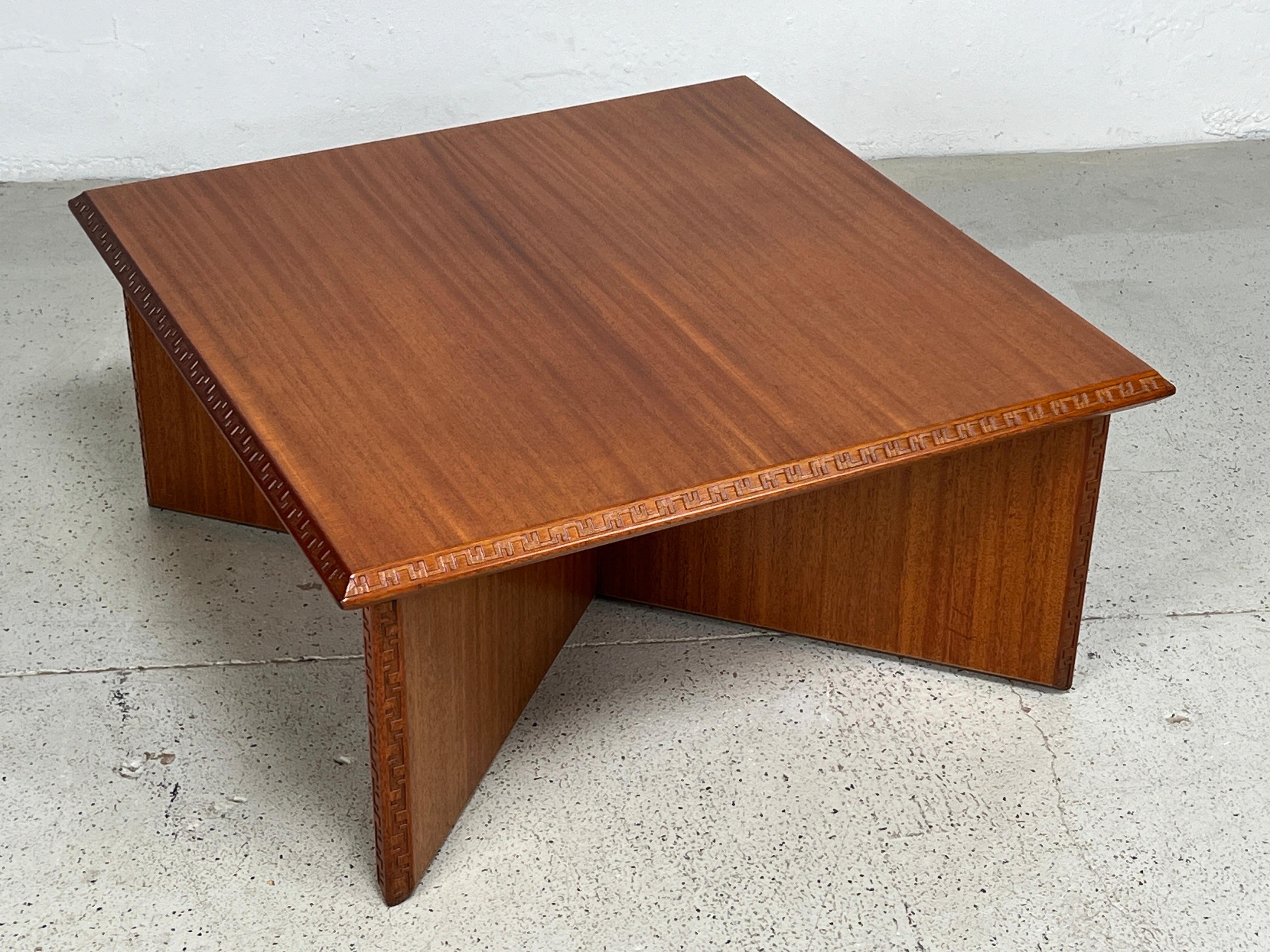 Frank Lloyd Wright Coffee Table for Henredon For Sale 6