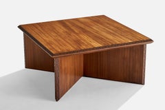 Frank Lloyd Wright, Coffee Table, Mahogany, USA, 1950s