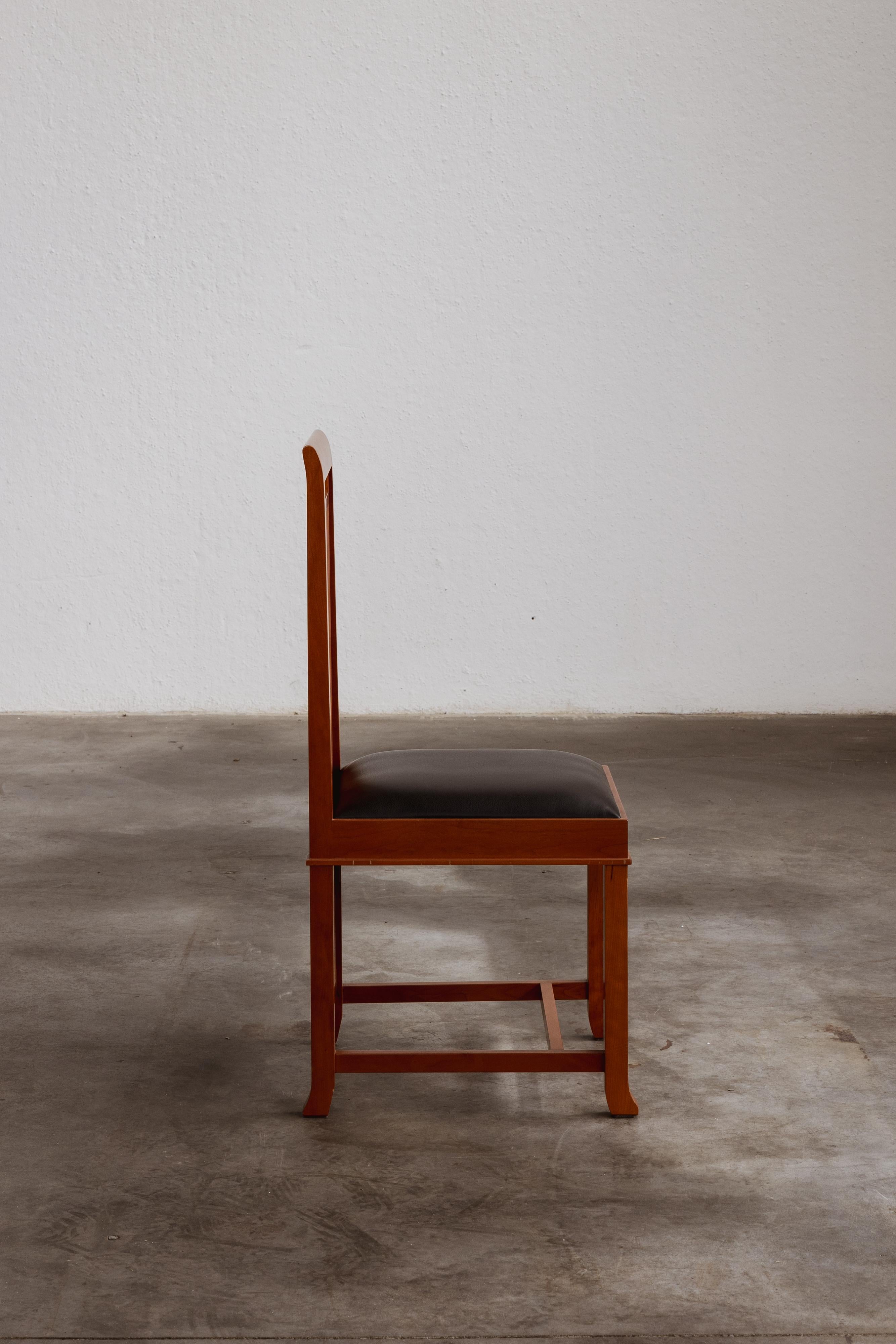 Italian Frank Lloyd Wright “Coonley 2” Dining Chair for Cassina, 1907 For Sale