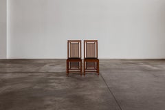 Frank Lloyd Wright “Coonley 2” Dining Chairs for Cassina, 1907, Set of 2