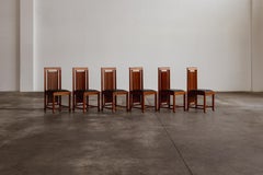 Frank Lloyd Wright “Coonley 2” Dining Chairs for Cassina, 1907, Set of 6
