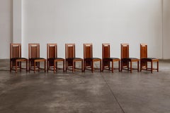 Frank Lloyd Wright “Coonley 2” Dining Chairs for Cassina, 1907, Set of 8