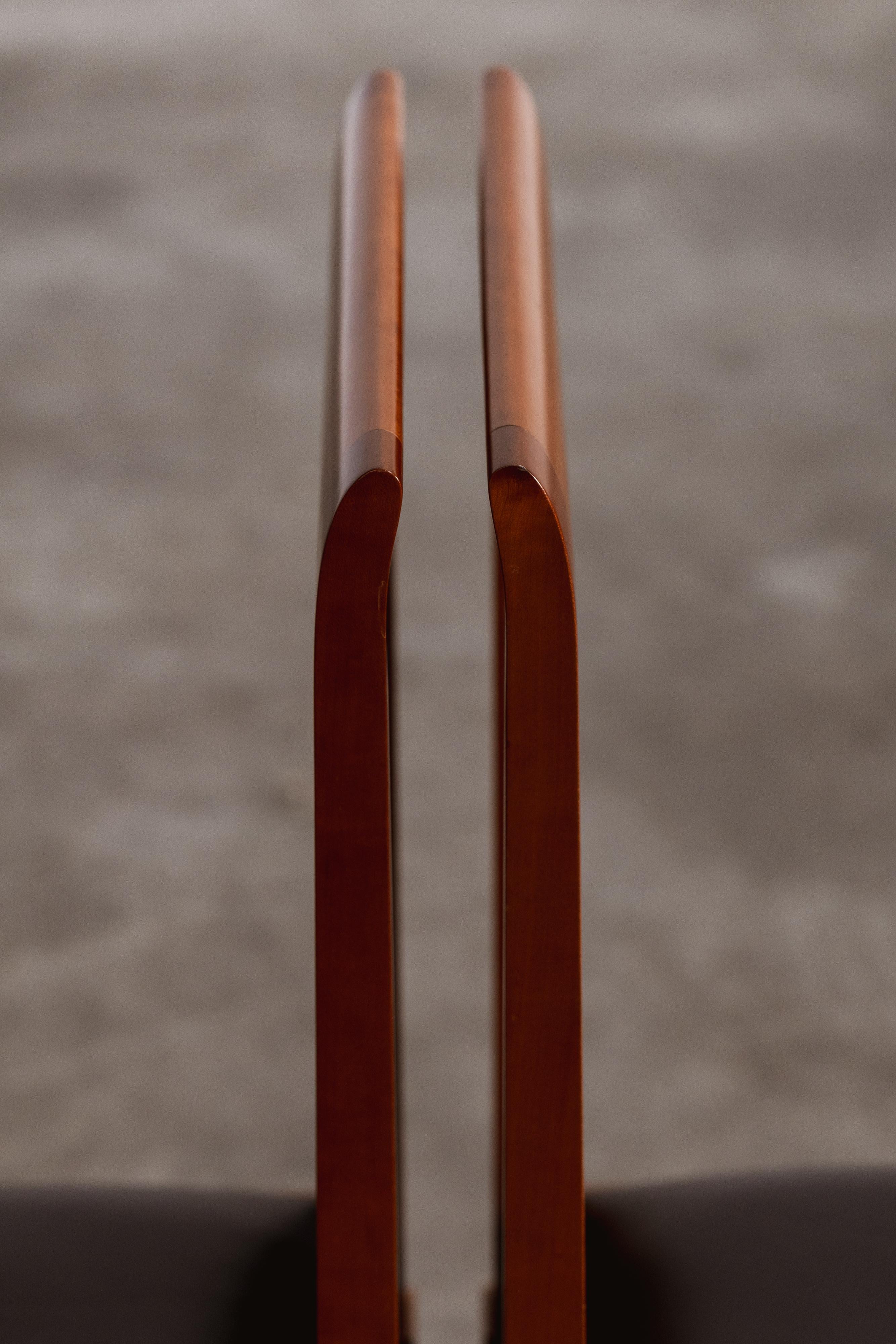 Leather Frank Lloyd Wright “Coonley 2” Dining Chairs for Cassina, 1907, Set of 8 For Sale