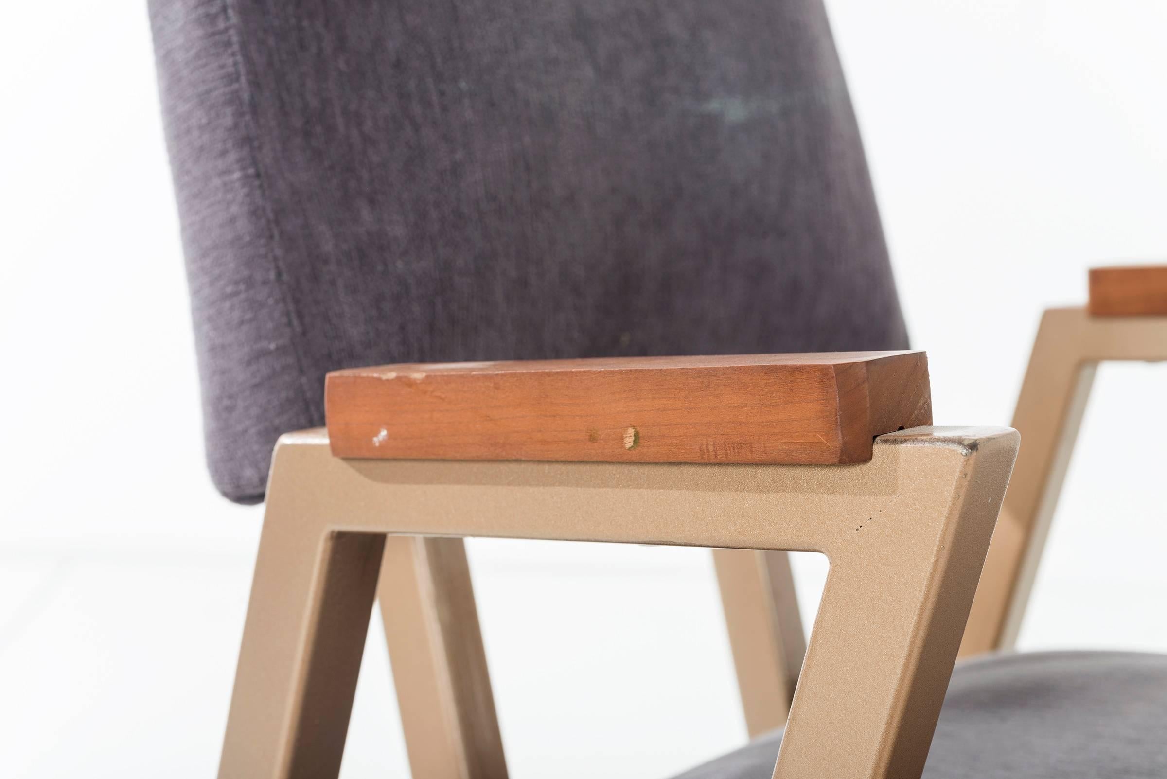 Mid-20th Century Frank Lloyd Wright Custom Chairs For Sale