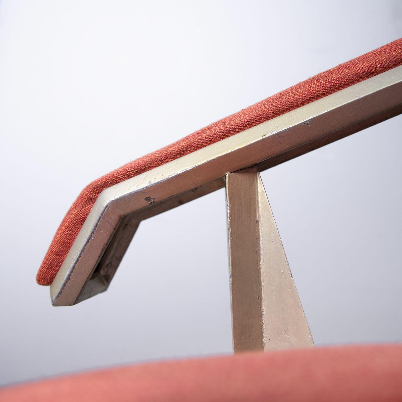 Frank Lloyd Wright Custom Slant Arm Origami Chair for Price Tower 1956 For Sale 8