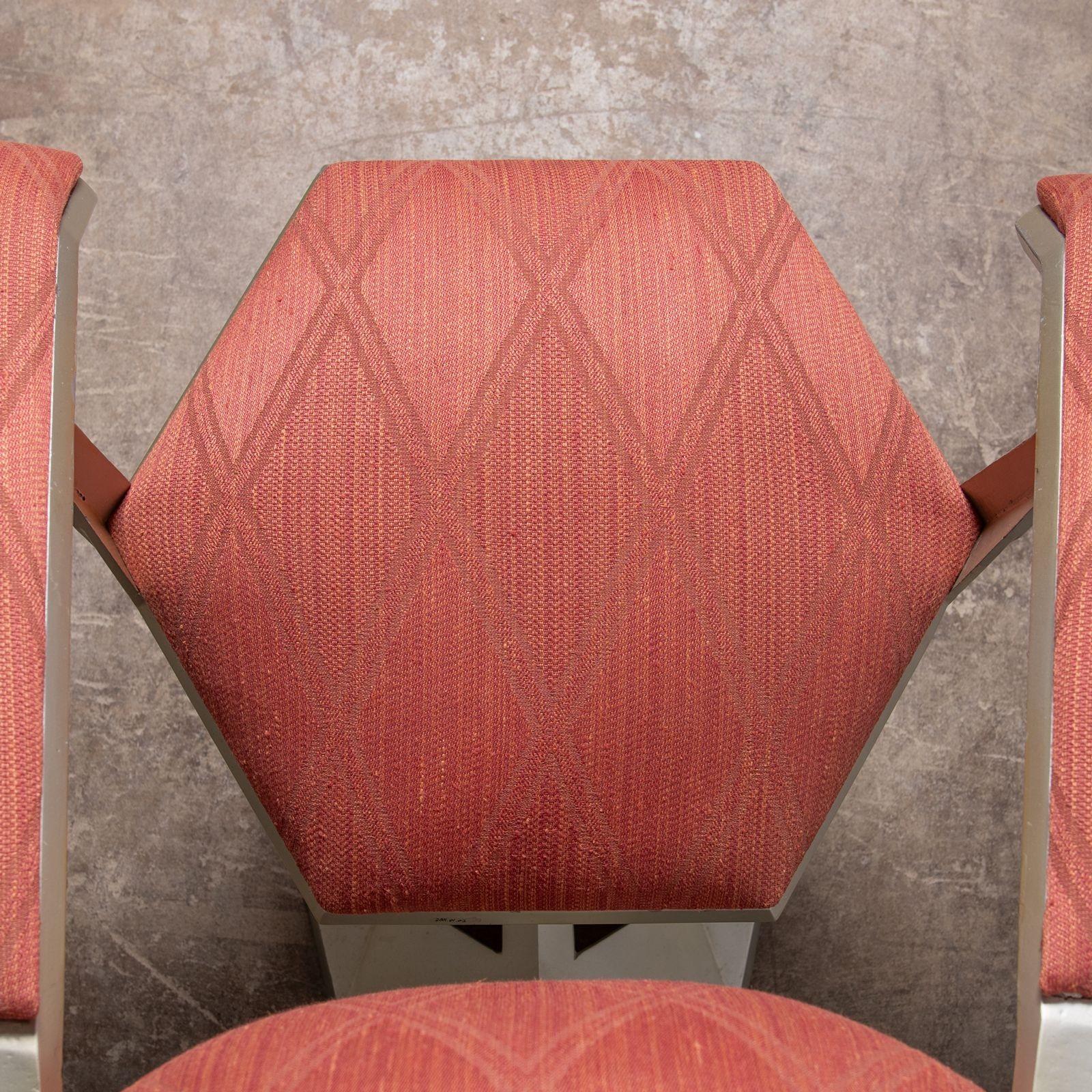 Frank Lloyd Wright Custom Slant Arm Origami Chair for Price Tower 1956 For Sale 11