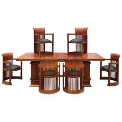 Frank Lloyd Wright Designed Cherry Table and Chairs