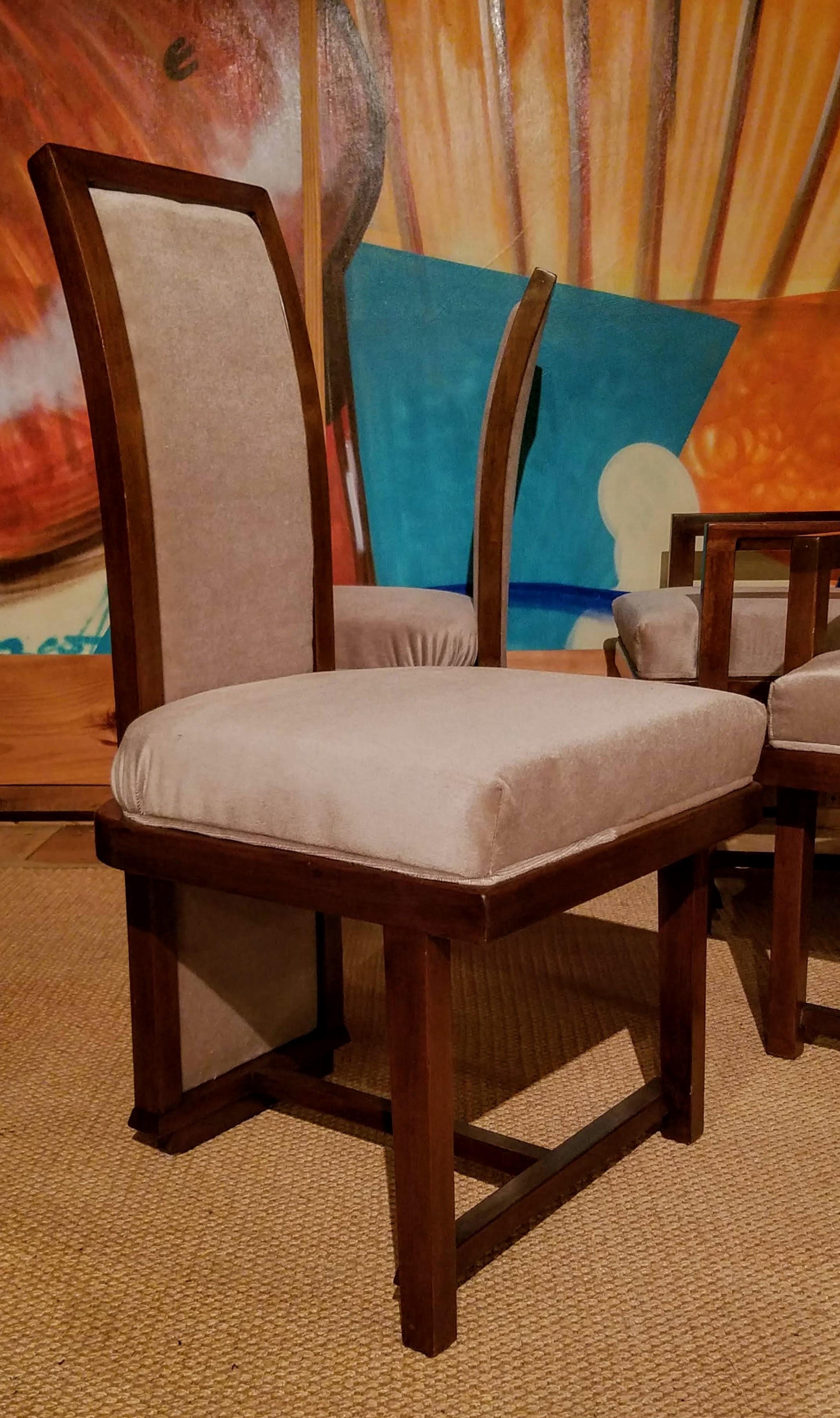 Mid-Century Modern Frank Lloyd Wright Dining Chairs Set of Ten Taliesin for Heritage Henredon, 1955